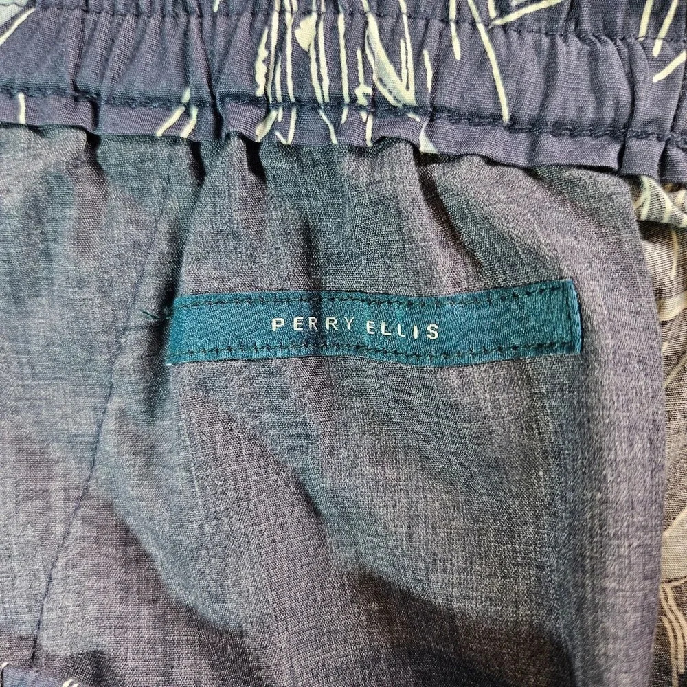 NWT Perry Ellis Swim Board Shorts Trunks Surf Men's XXL- NO Liner Leaf‎ Print